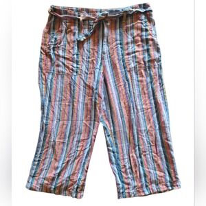 Seven7 Linen Blend Wide Leg Pants 14